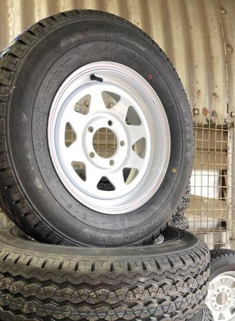 14″ Wheel Rim and Tyre, 5 Stud Ford image