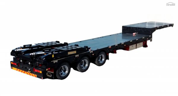 2026 BULLET 'Red Belly' Tri-Axle Drop Deck Semi Trailer image