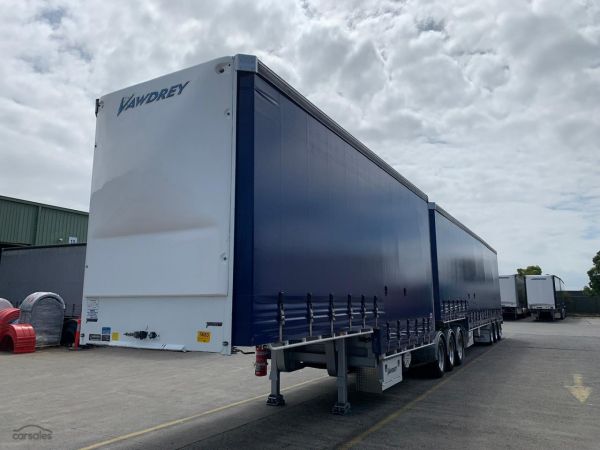 2022 Vawdrey B Double ST3 34 Pallet Drop Deck Mezzanine image