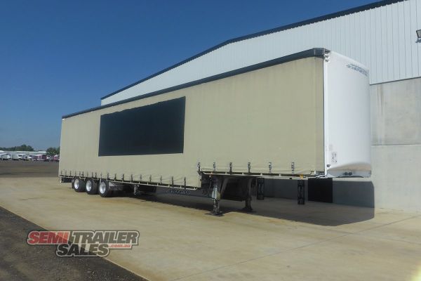 2009 Maxitrans 24 Pallet Dropdeck Curtainsider with Mezz Tautliner  image