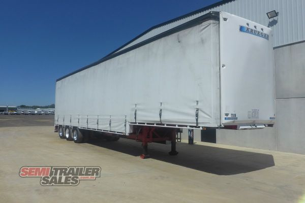 2013 Krueger 22 Pallet Curtainsider with Mezz Tautliner  image
