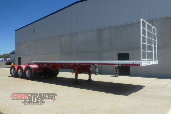 2007 Vawdrey 12 Pallet Flat Top A Trailer Flat Top  image