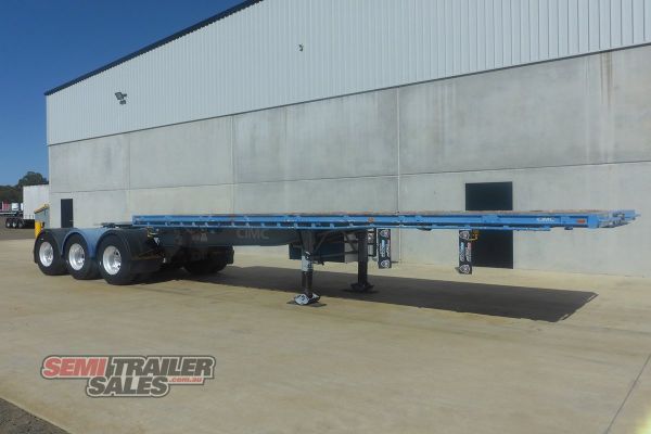 2013 CIMC 12 Pallet Flat Top A Trailer Flat Top  image