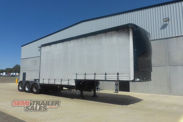 2004 Vawdrey 12 Pallet Dropdeck Curtainsider with Mezz Tautliner  image