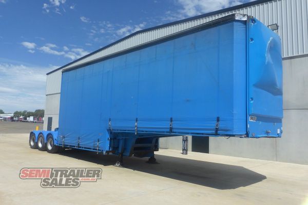 2007 Vawdrey 14 Pallet Double Dropdeck Curtainsider A Trailer with Mezz Tautliner  image