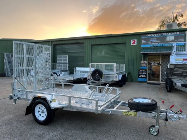 9 x 5 ft Premium Heavy Duty Tilting Motorbike/ATV Trailer – ATM 1200kg image