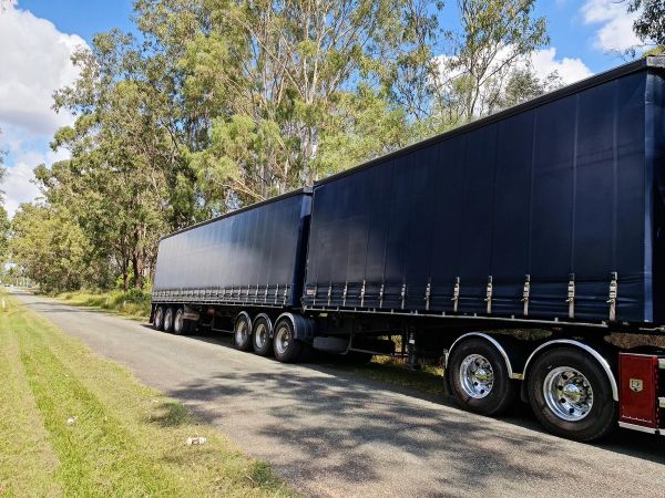 2016 Barker 34 Palet Bdouble Curtainsider Suit T909