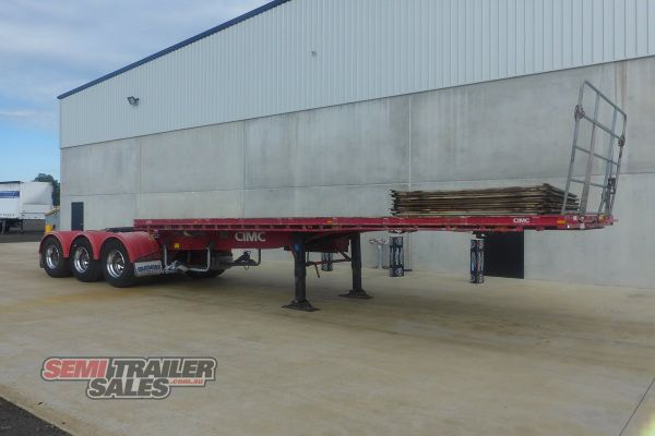 2017 CIMC 12 Pallet Flat Top A Trailer Flat Top  image