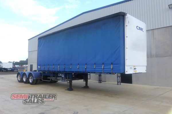 2010 CIMC 12 Pallet Curtainsider A Trailer Tautliner  image