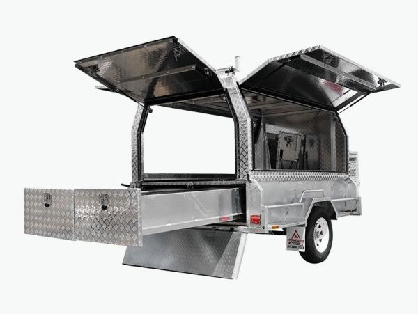 2026 Stonegate 8×5 Single Axle HD ELITE Builders/Tradie/Tradesman Trailer 1400Kg ATM (450mm Sides) image