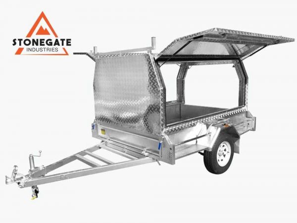 2026 Stonegate 6×4 TRADESMAN / BUILDERS TRAILER (ALUMINIUM CANOPY) image