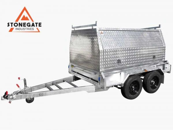 2026 Stonegate 8×5 TANDEM TRADESMAN / BUILDERS TRAILER (ALUMINIUM CANOPY) image