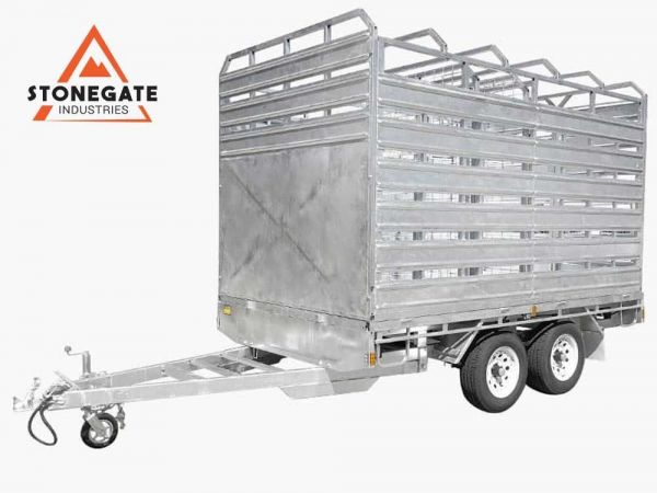 2026 Stonegate 12×7 FLAT TOP CATTLE / LIVESTOCK TRAILER FOR SALE (3500KG AT image