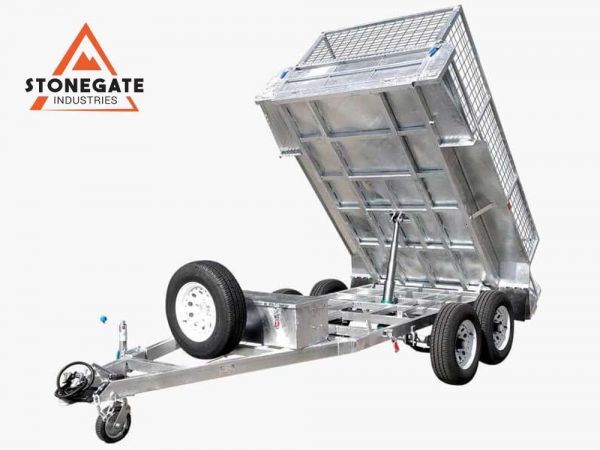 2026 Stonegate 10x6 HYDRUALIC Tipper TRAILER FOR SALE (3500KG ATM) image