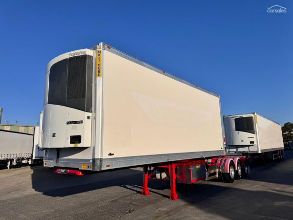 2017 Maxitrans ST3 Lead A 12 Pallet Reefer Double Stacker EBS image