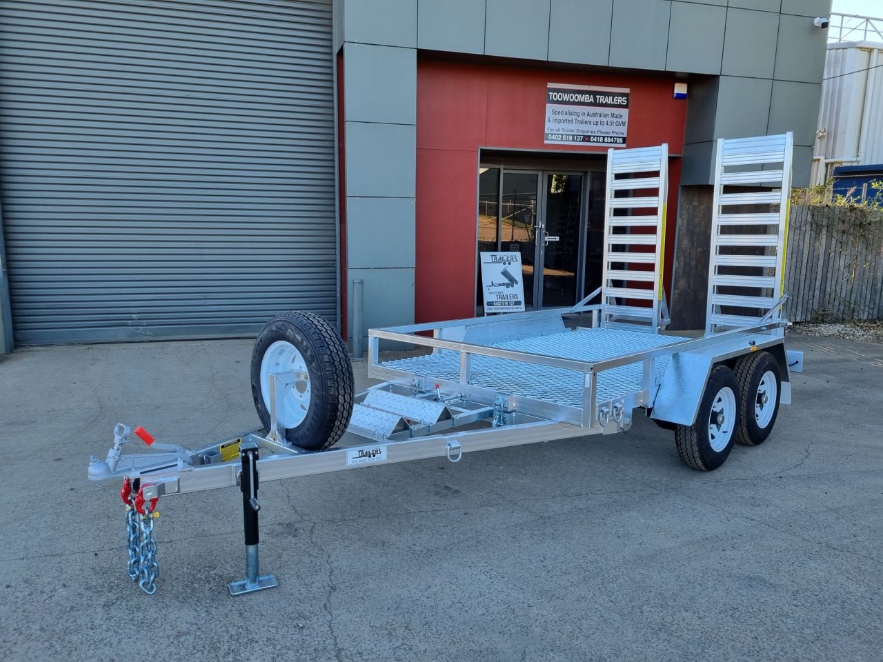 3.5m X 1.8m Galvanised Plant Trailer For Sale At 7,650 In Queensland