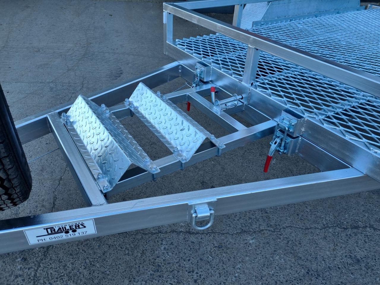 3.5m X 1.8m Galvanised Plant Trailer For Sale At 7,650 In Queensland Toowoomba Trailers New