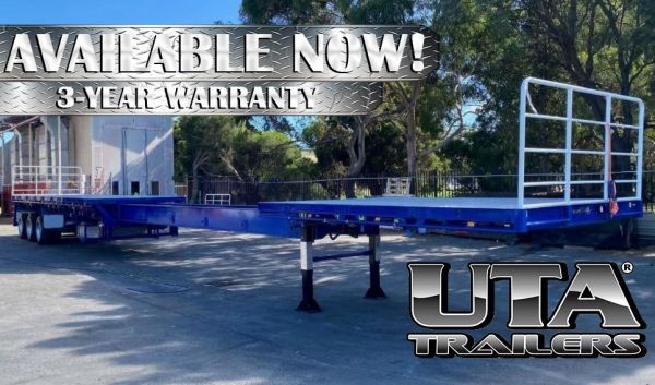 2025 UTA Trailers Extendable Flat Top Semi Tri-Axle image