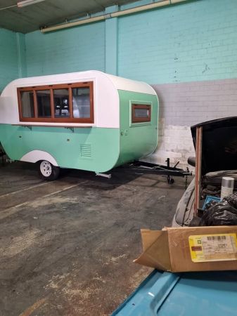 Maxi Retro Food Trailer Coffee trailer Cart image