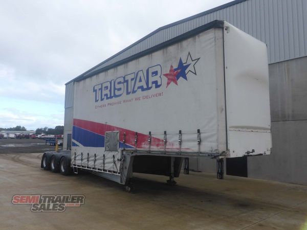 2000 Maxitrans 12 Pallet Dropdeck Curtainsider A Trailer Tautliner  image