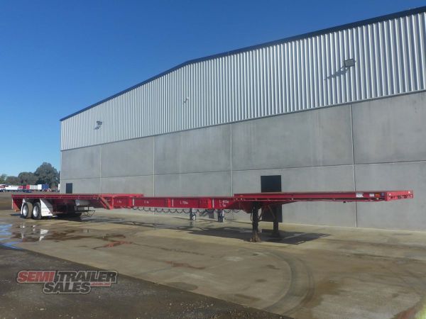 2014 APC Manufacturing & Logistics Bogie Flat Top Extendable Extendable Trailer  image