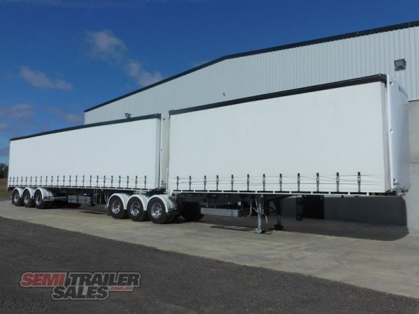 2011 Krueger 34 Pallet Curtainsider B Double Set Tautliner  image