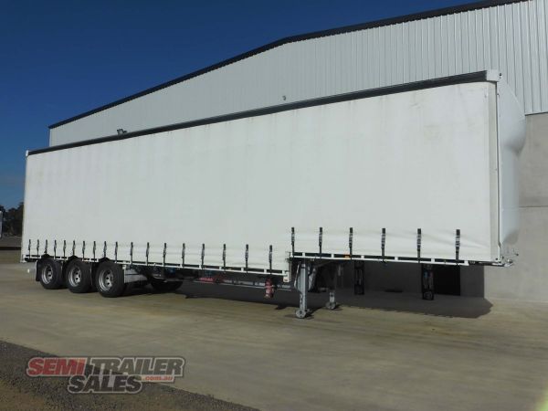 2006 Barker 22 Pallet Dropdeck Curtainsider with Mezz Tautliner  image