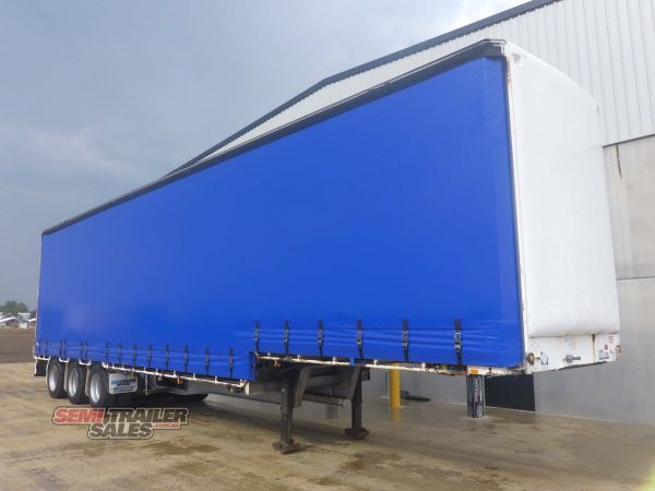 1998 Freighter 22 Pallet Dropdeck Curtainsider with Mezz Tautliner  image