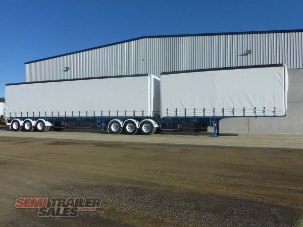 2007 CIMC 34 Pallet Curtainsider B Double Set Tautliner  image