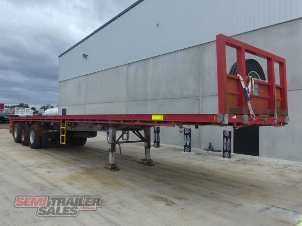 2014 Krueger 45FT Flat Top Road Train Lead Flat Top  image