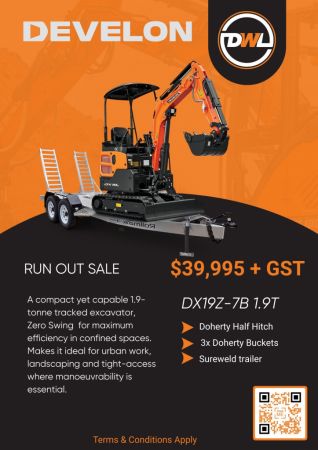 Develon DX19Z Tracked-Excav -7B image