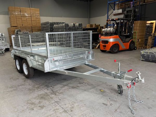 Tandem Trailer with 600mm Cage - 10x5 (3m x 1.5m) 2000kg image