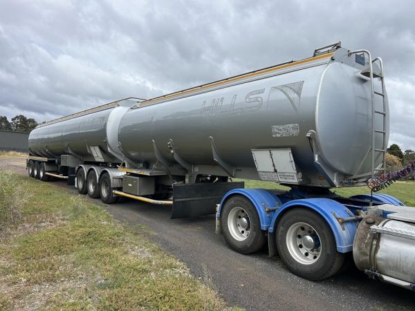 2014 HOLMWOOD 25 MT B DOUBLE ALUMINIUM FUEL TANKER image