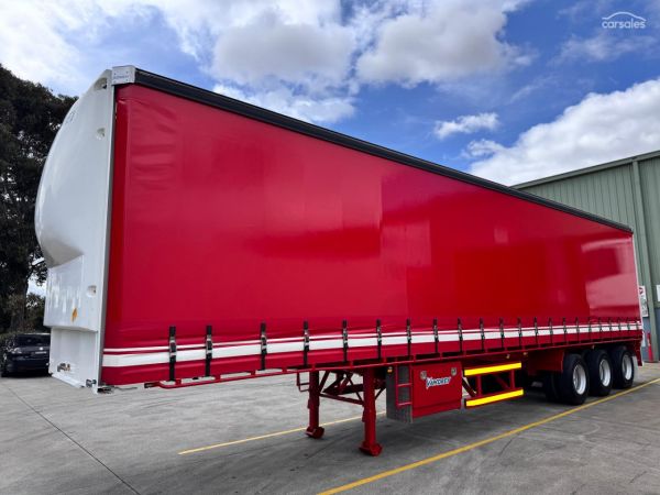 2009 Vawdrey 22 Pallet SD Curtain R/T, Fork Lift, Safety kick up rails image