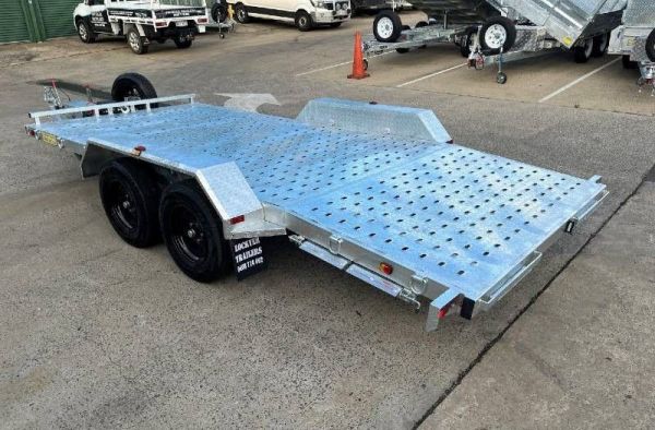 14.8 x 6.4 ft Tandem Car Trailer 2.9tonne (4.5m x 1.97m) image