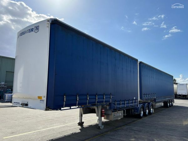 2021 MaxiTrans ST3 34 Pallet Drop Deck Mezzanine R/T image