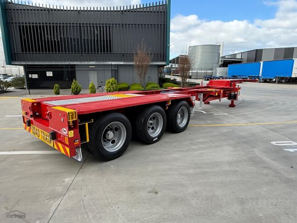 2025 CIMC 40' Drop Deck Skeletal image