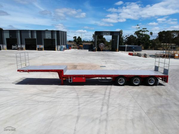 2025 CIMC 45' (22 Pallet) Drop Deck Flat Top (Roadtrain Coupling Provision) image