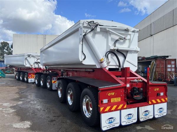 2025 GTE Side Tipper Available as Road Train Combo or Single Units image