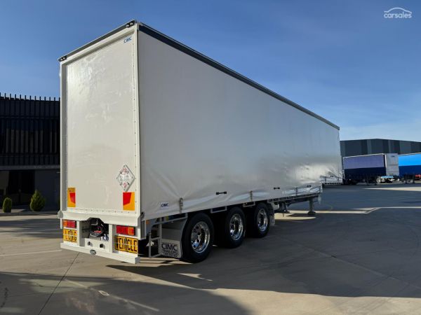 2025 CIMC 22 Pallet Drop Deck Curtainsider Alloy Wheels image