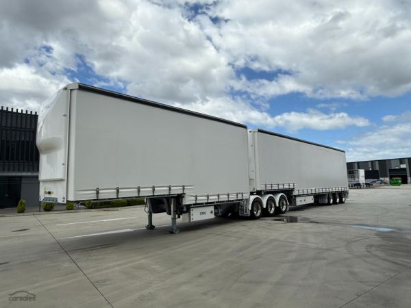 2025 CIMC 34 Pallet DropDeck B Double Curtainsider LOCATED KEWDALE WA image