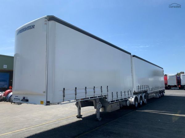 2022 Maxitrans ST3 34 Pallet Drop Deck B Double Mezzanine Floor, R/T image