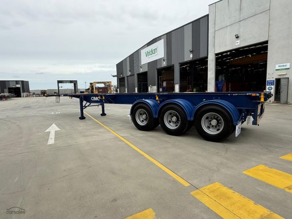 2025 CIMC 40' Standard Skel with 3 Way Twistlocks Immediate delivery image