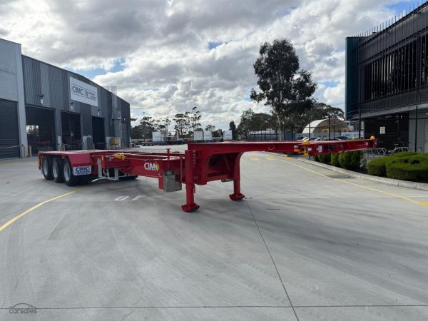 2025 CIMC 40' Drop Deck Skeletal image