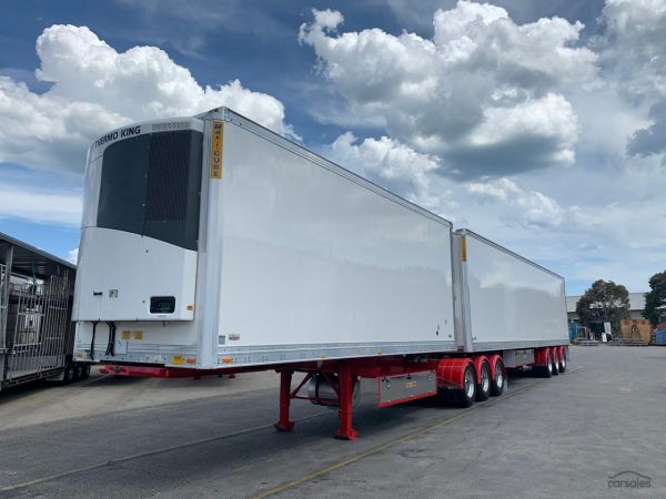 2013 Maxitrans ST3 34 Pallet -30 Reefer B Double Double Stacker image