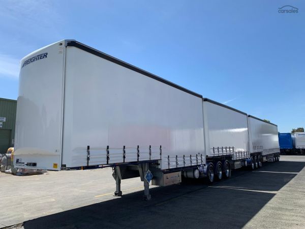 2023 MaxiTrans ST3 46 Pallet Drop Deck B triple Mezzanine R/T image