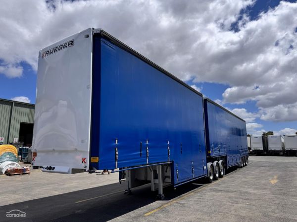 2017 Krueger ST3 OD 34 Pallet Double Drop Deck Mezz 4.6m image