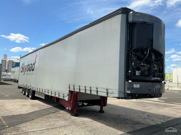 2020 Vawdrey VBS30D Tri Axle Drop Deck Refrigerated Trailer image
