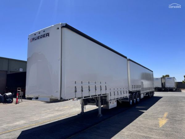 2022 Krueger ST3 34 Pallet Drop Deck B Double Mezzaine image