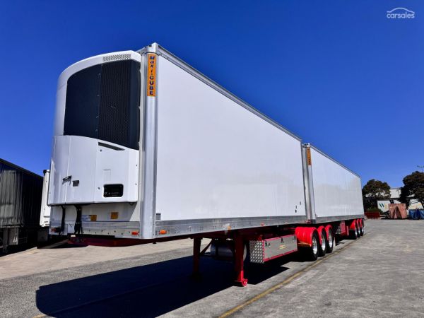 2012 Maxitrans ST3 34 Pallet -30 Reefer Double Stacker BPW image